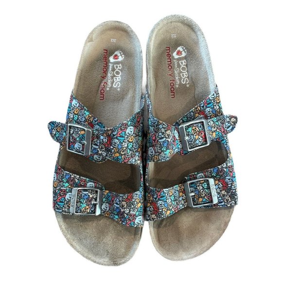 Bobs Skechers Dog Sandals Double Strap 